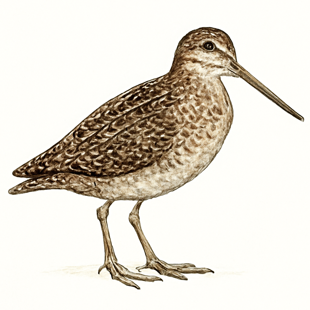 Illustration de Bécassine de la puna
