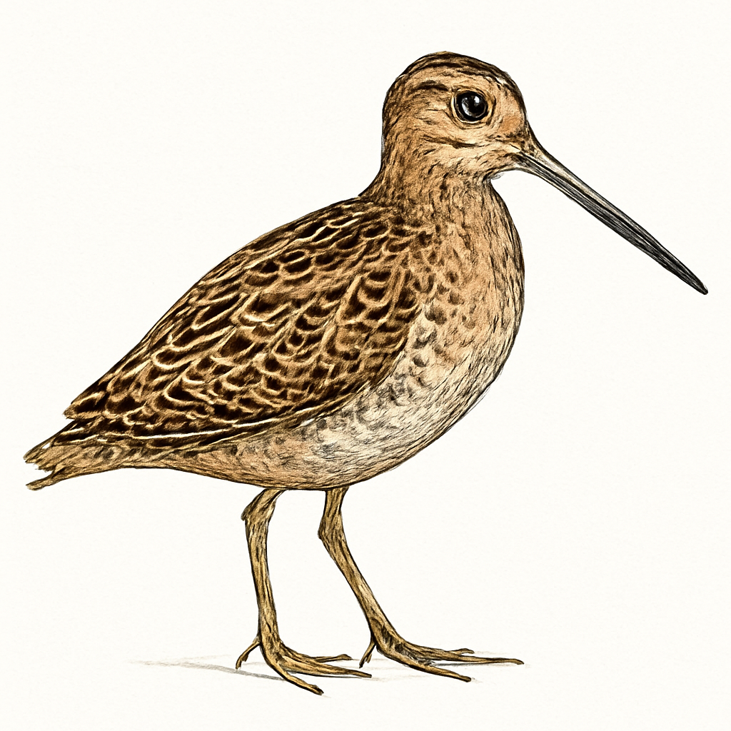 Illustration de Bécassine du Paraguay