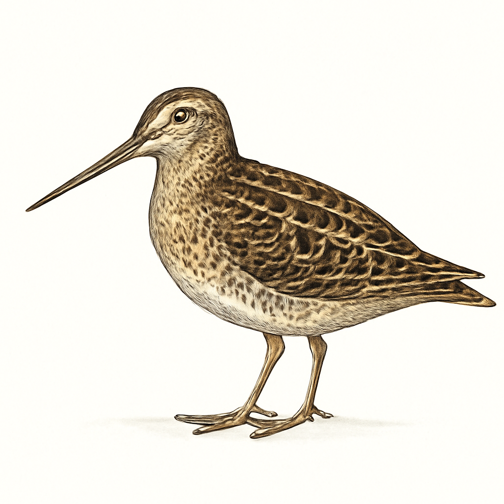 Ilustração de magellanic snipe