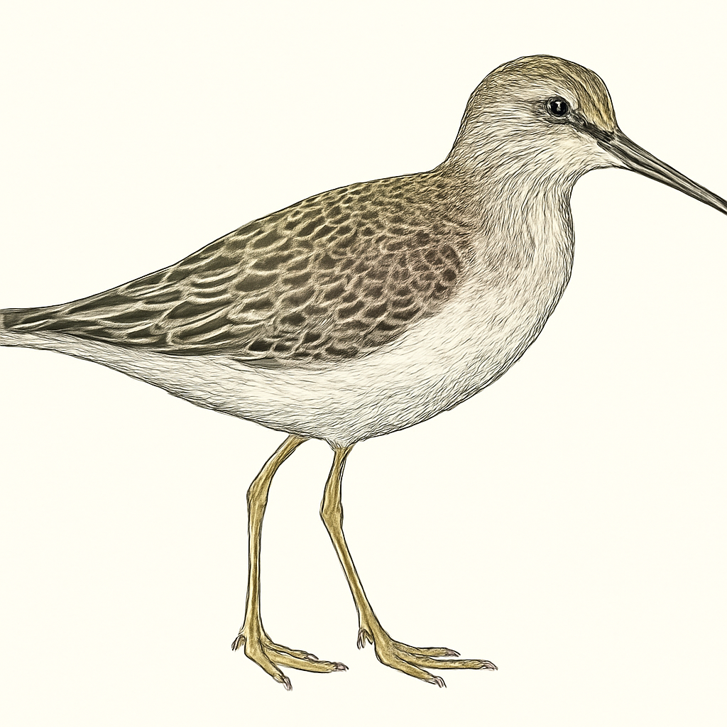 Terek Sandpiper illustration