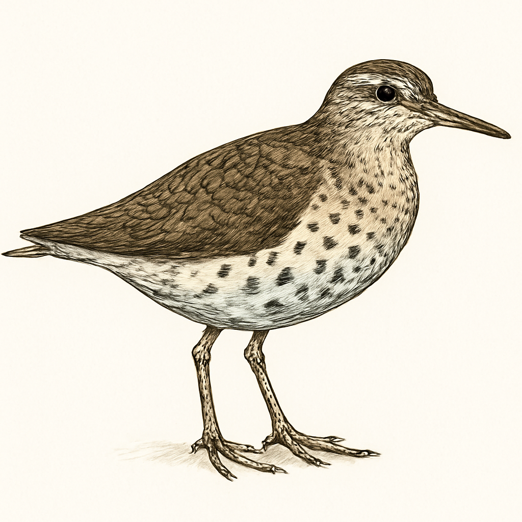 Spotted Sandpiper illustration