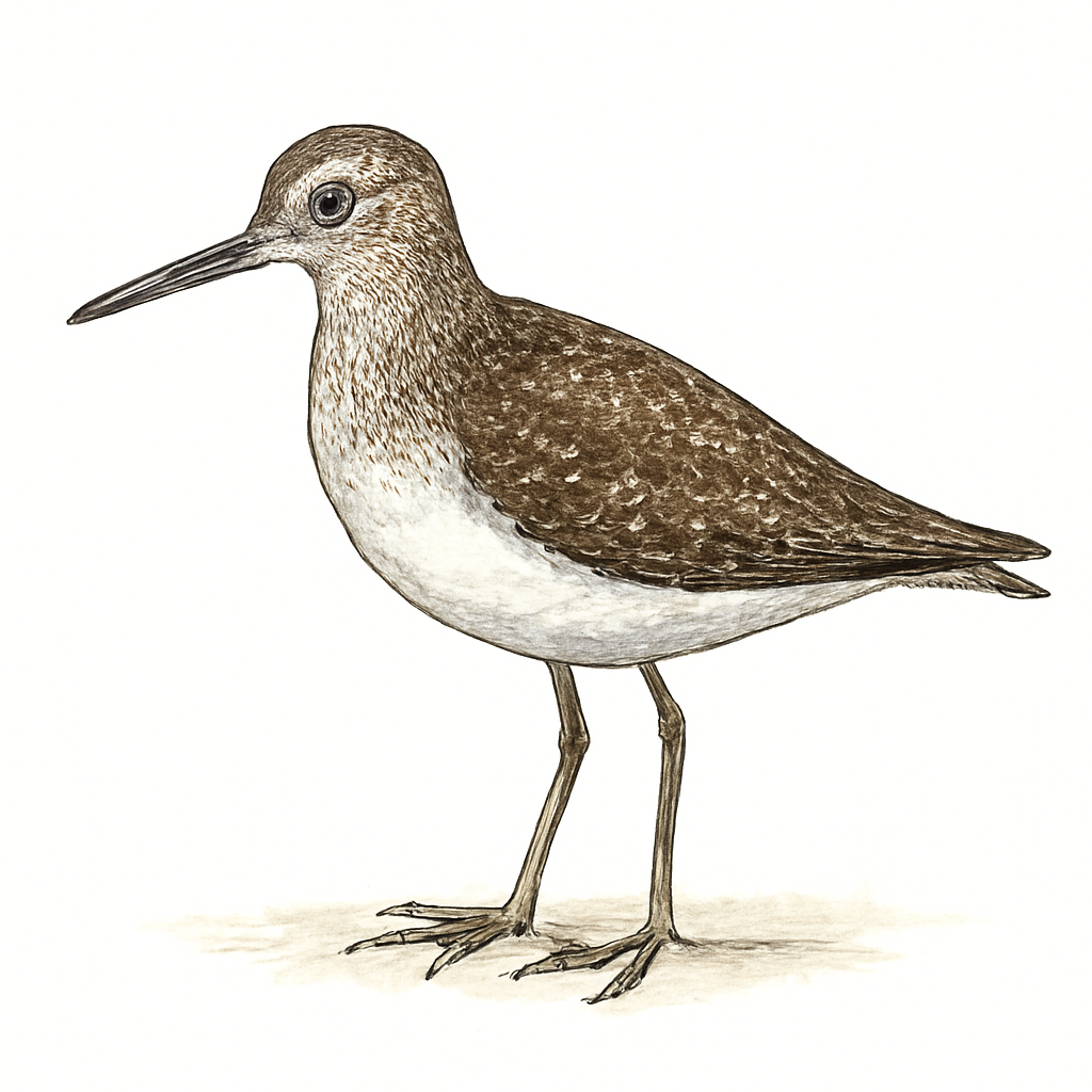 Green Sandpiper illustration
