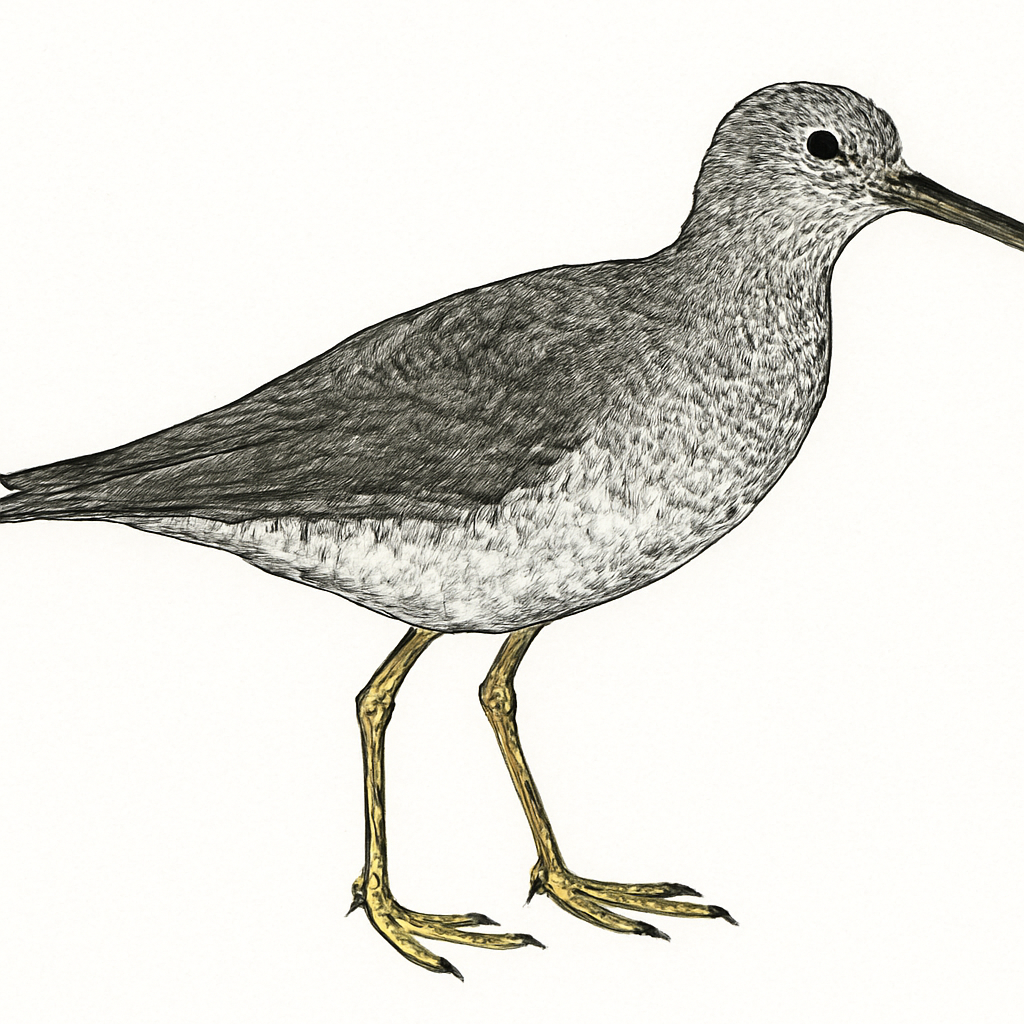 Grey-tailed Tattler illustration