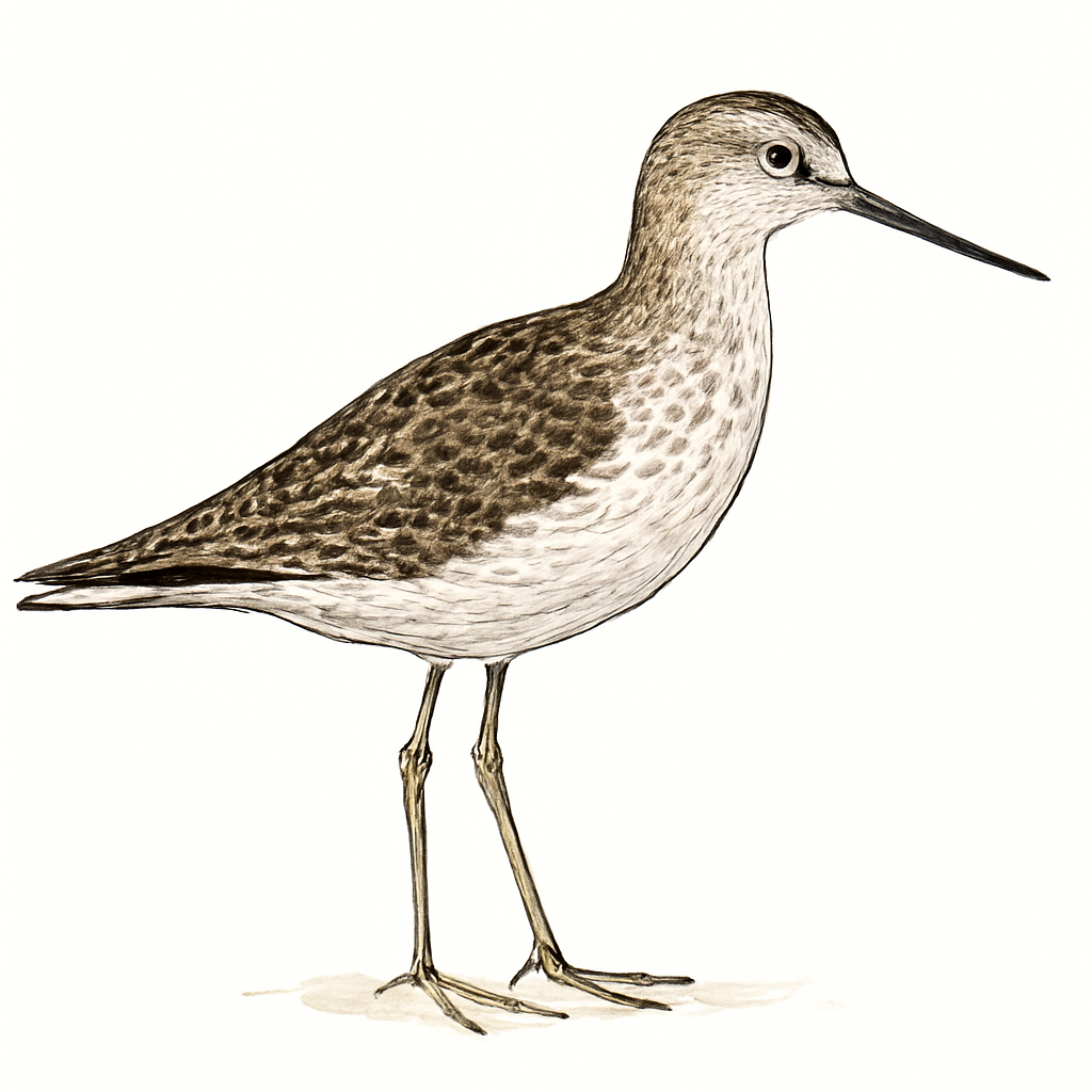 Marsh Sandpiper illustration
