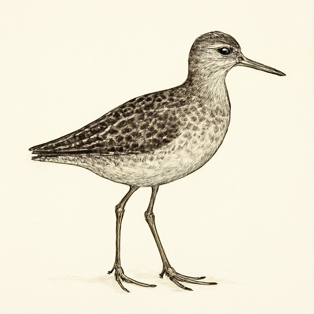 Wood Sandpiper illustration