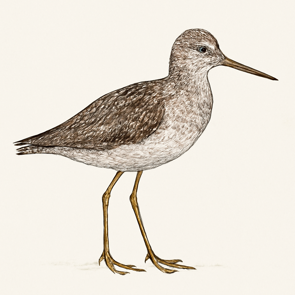 Lesser Yellowlegs illustration