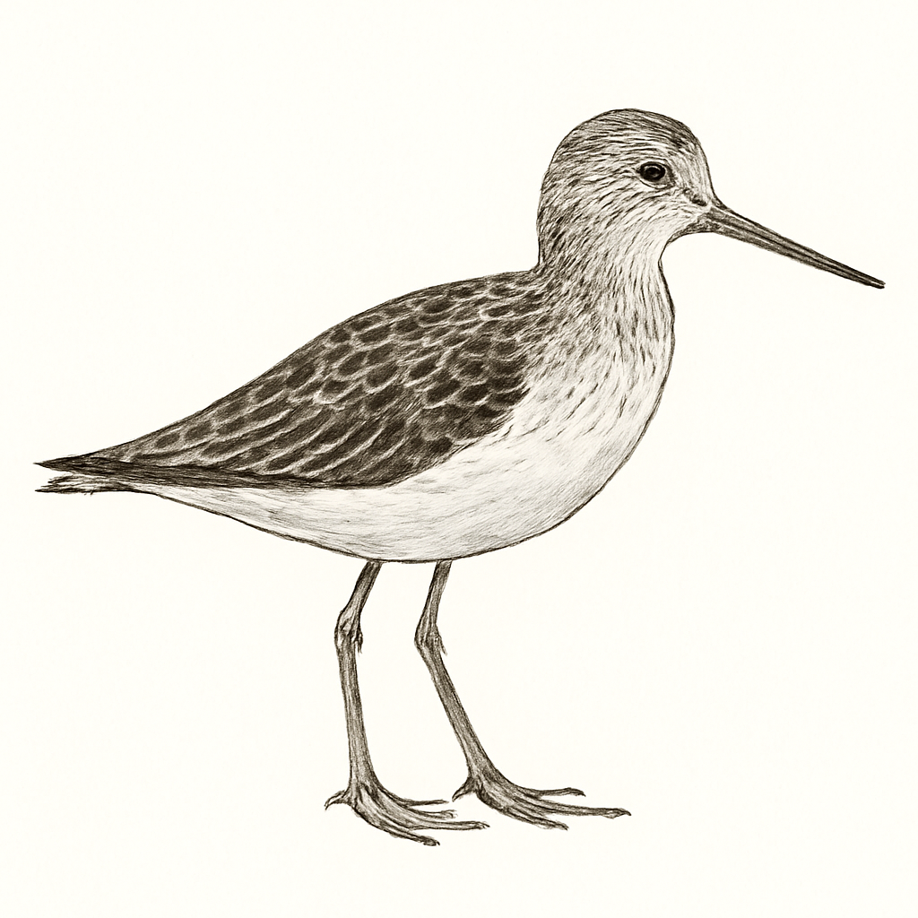 Common Greenshank illustration