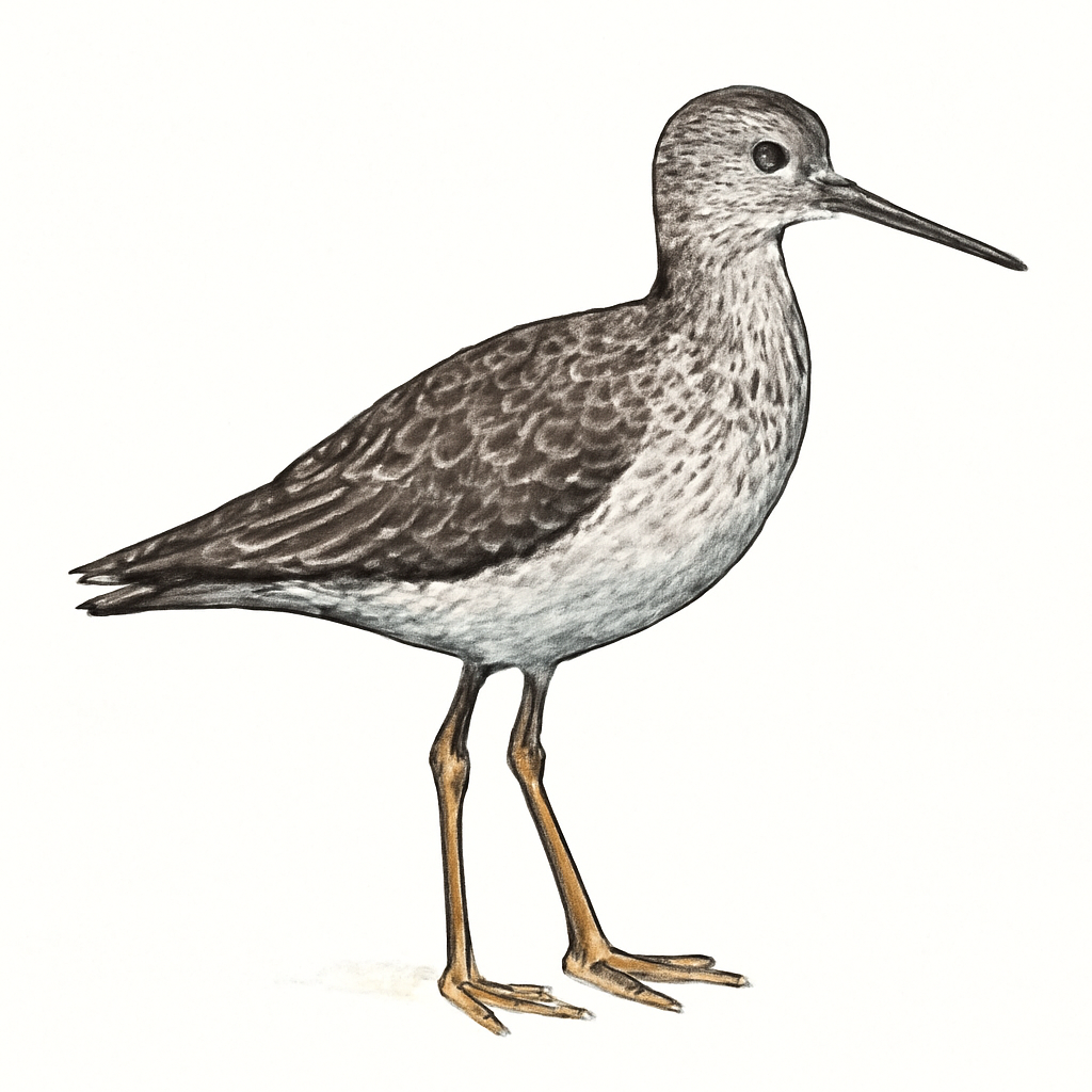 Greater Yellowlegs illustration