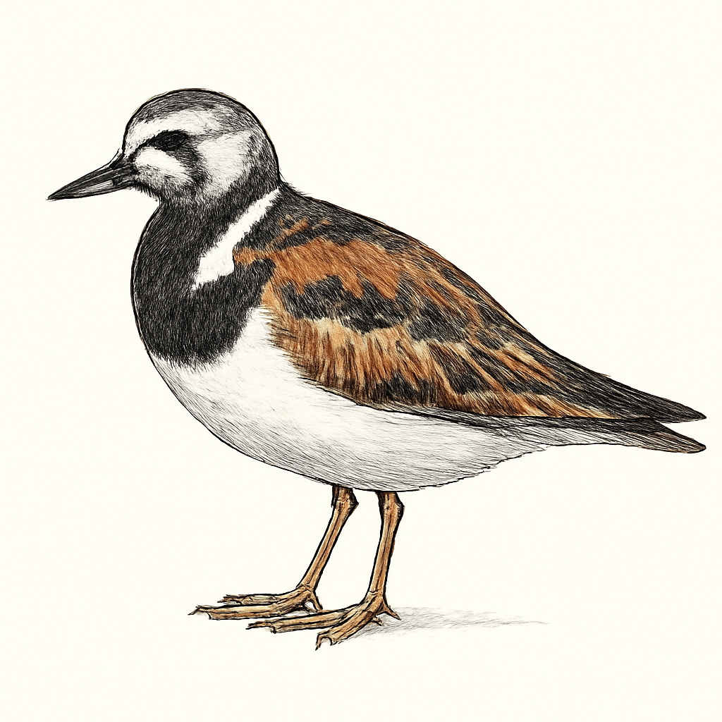 Ruddy Turnstone illustration