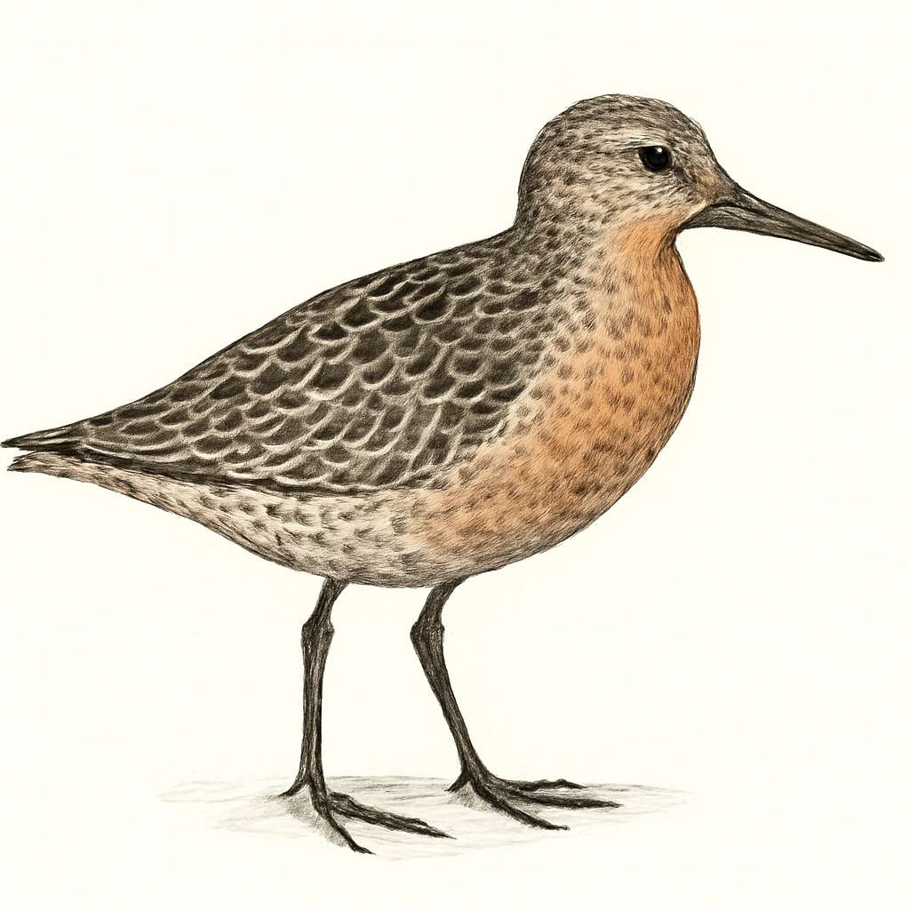 Red Knot illustration
