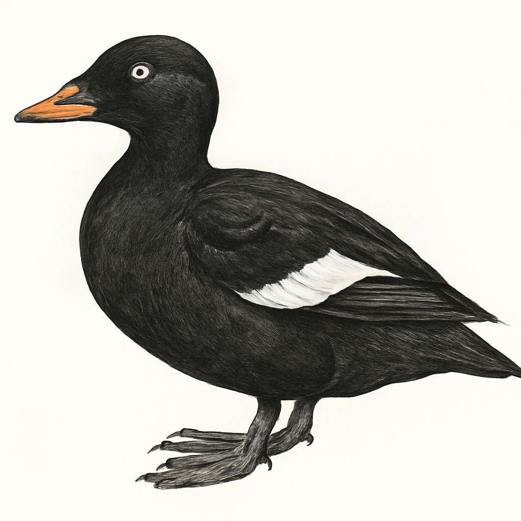 White-winged Scoter illustration