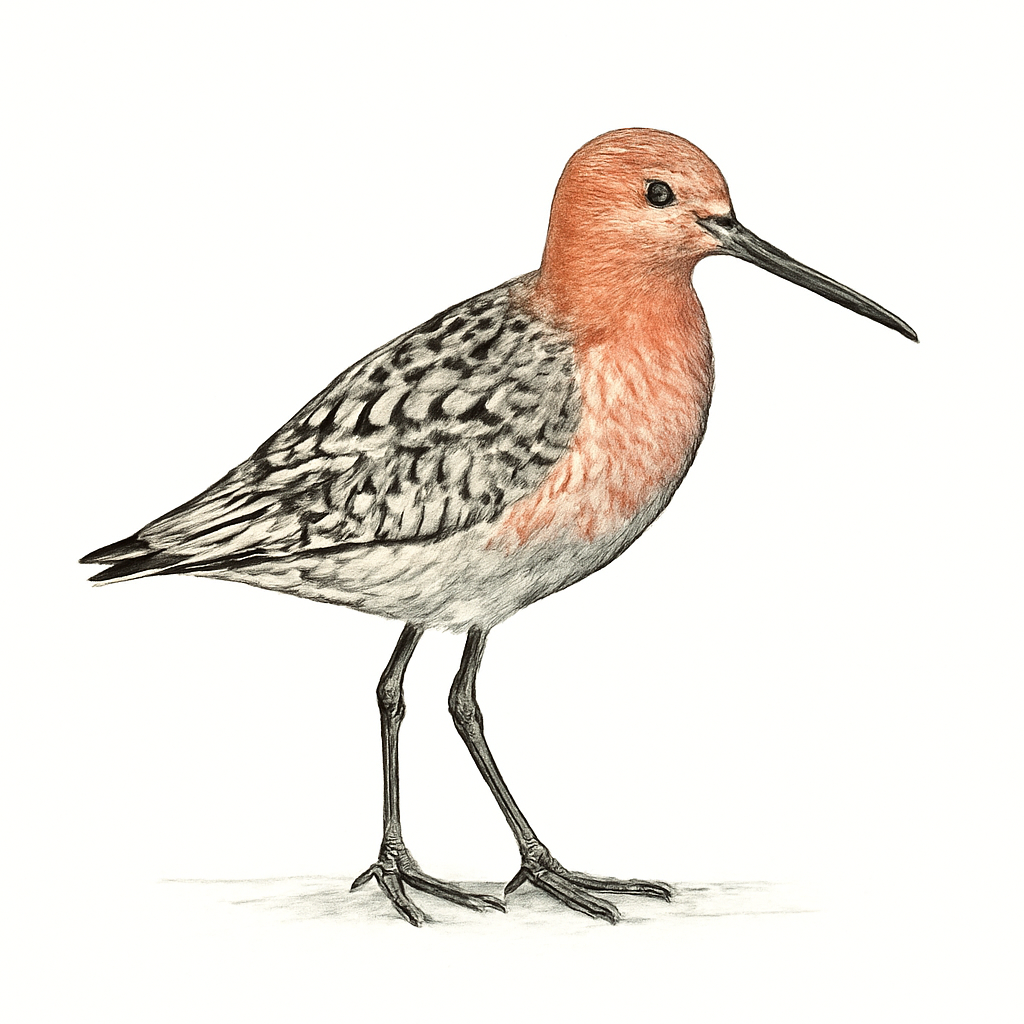Curlew Sandpiper illustration