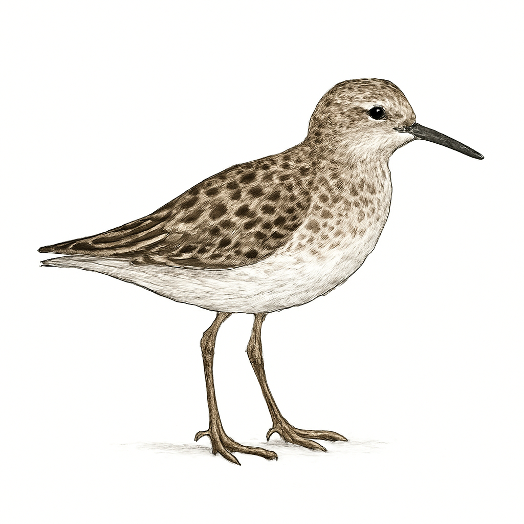 Long-toed Stint illustration