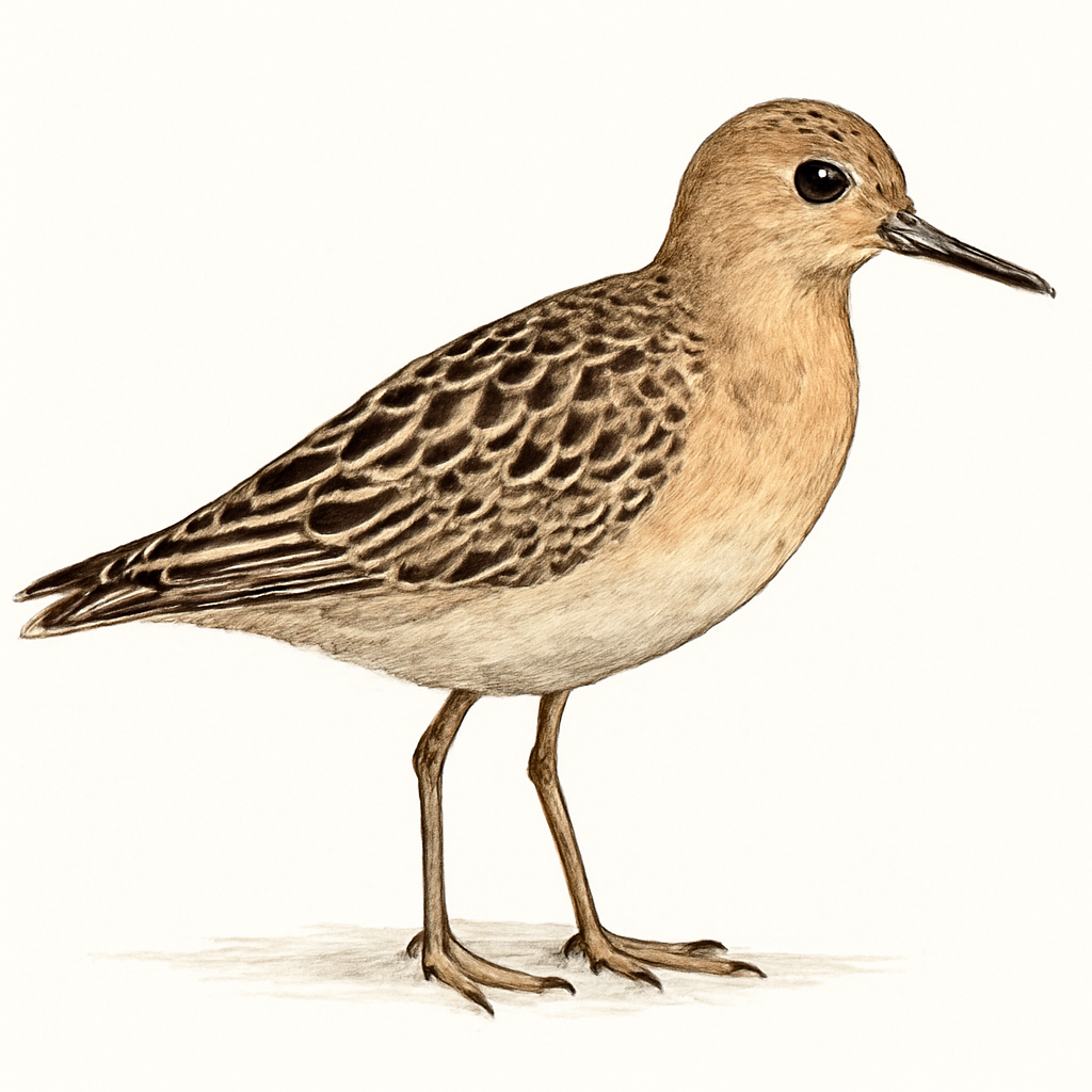 Buff-breasted Sandpiper illustration