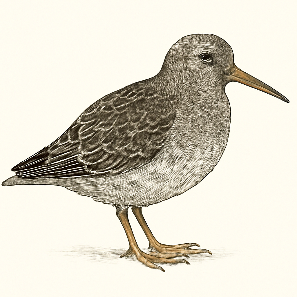 Purple Sandpiper illustration
