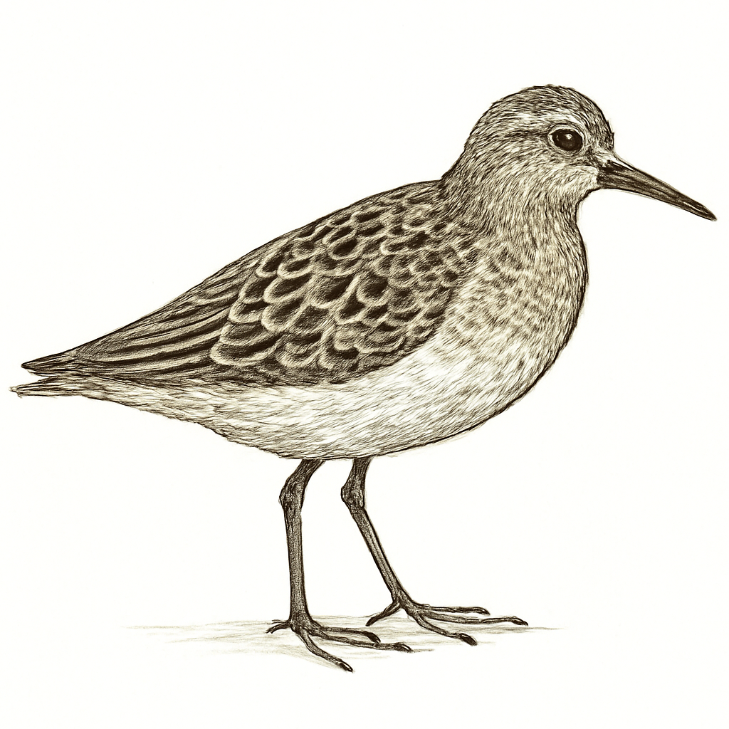 White-rumped Sandpiper illustration