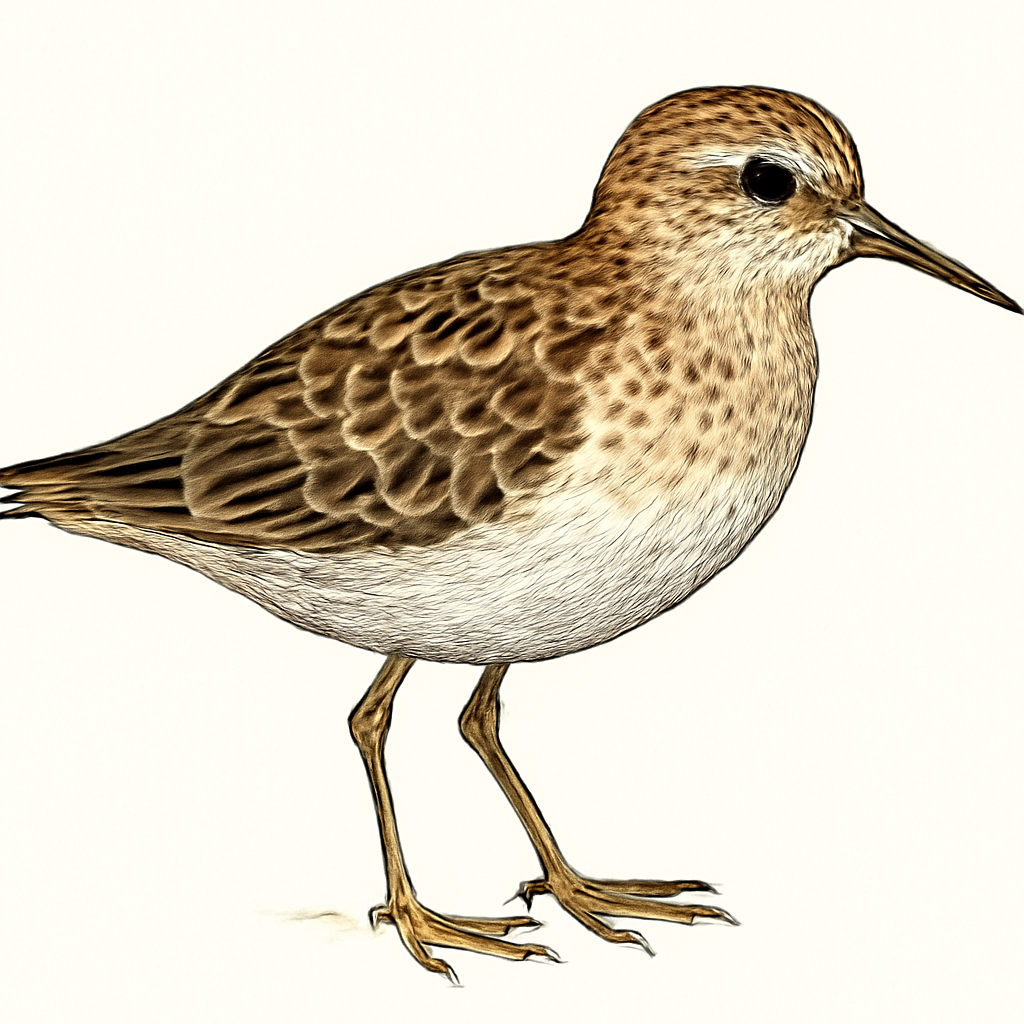 Illustration de Bécasseau minuscule