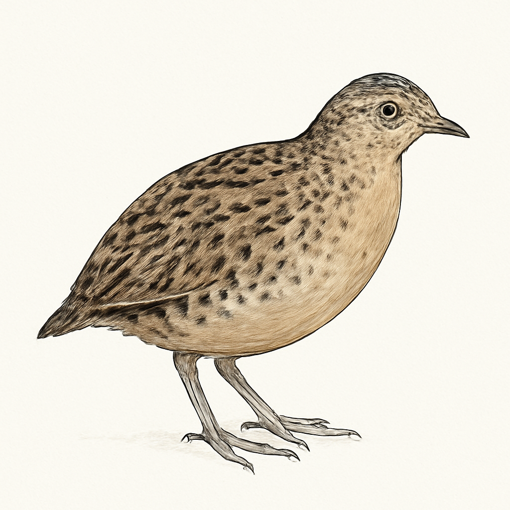 Illustration de Turnix nain