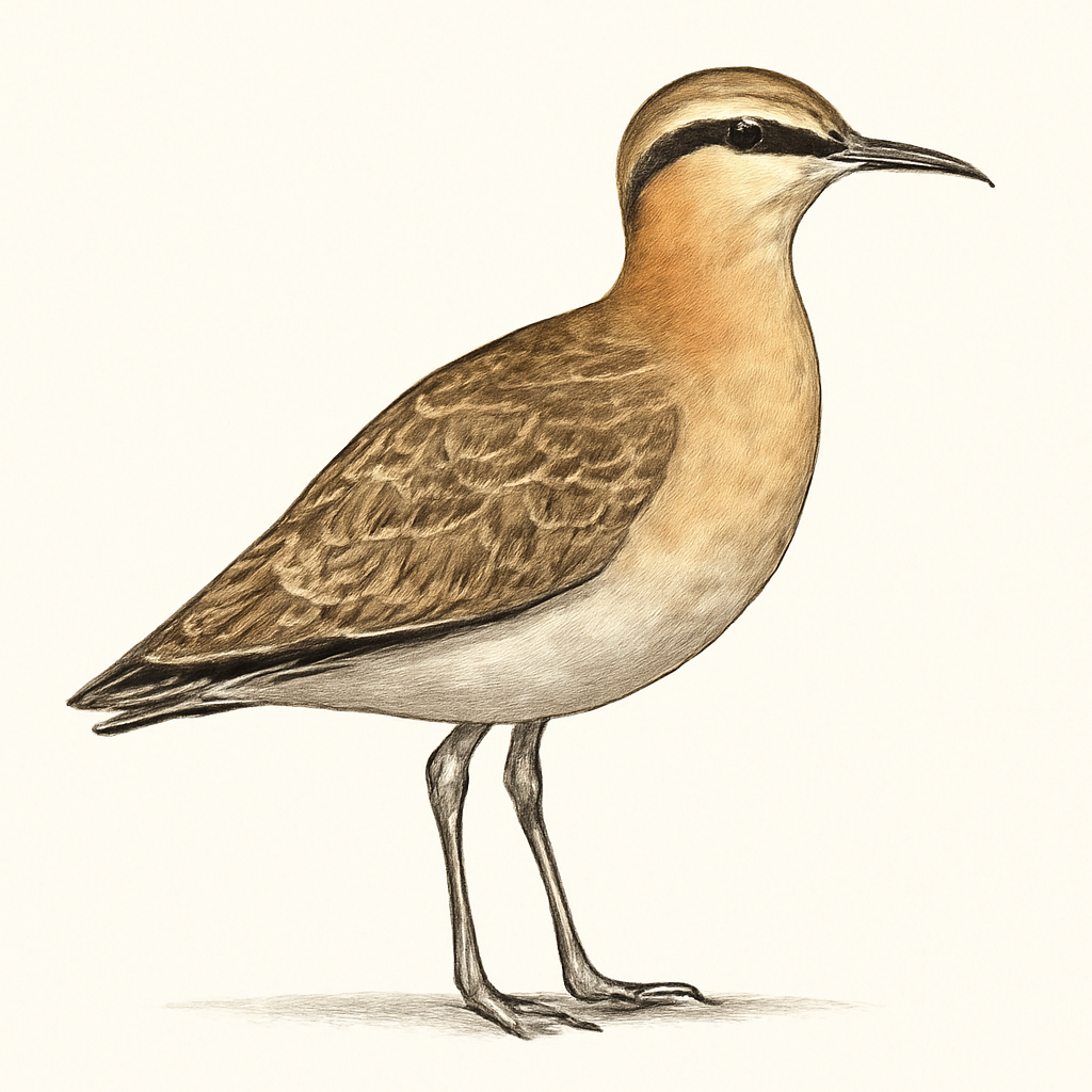Illustrazione di Somali Courser
