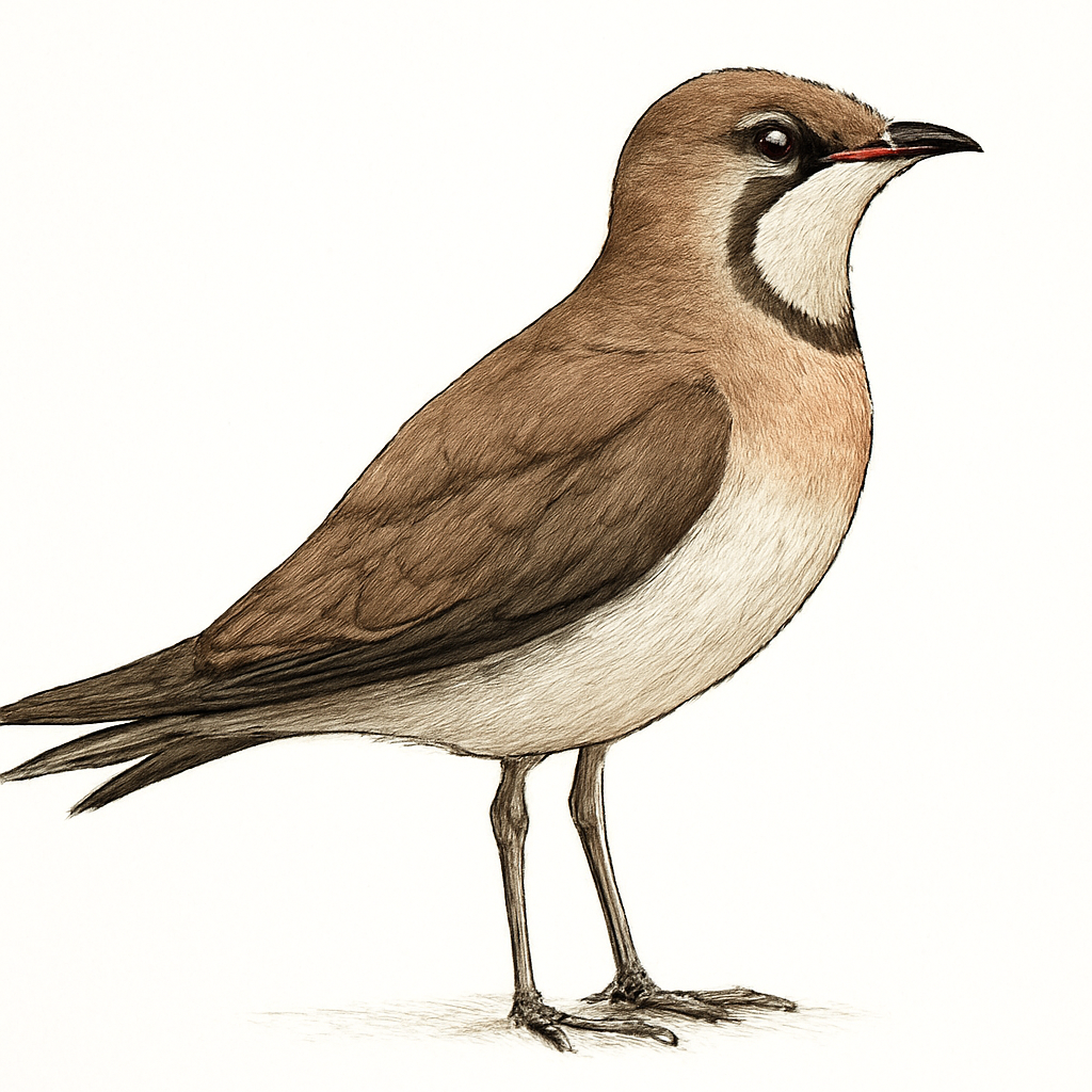 Oriental Pratincole illustration