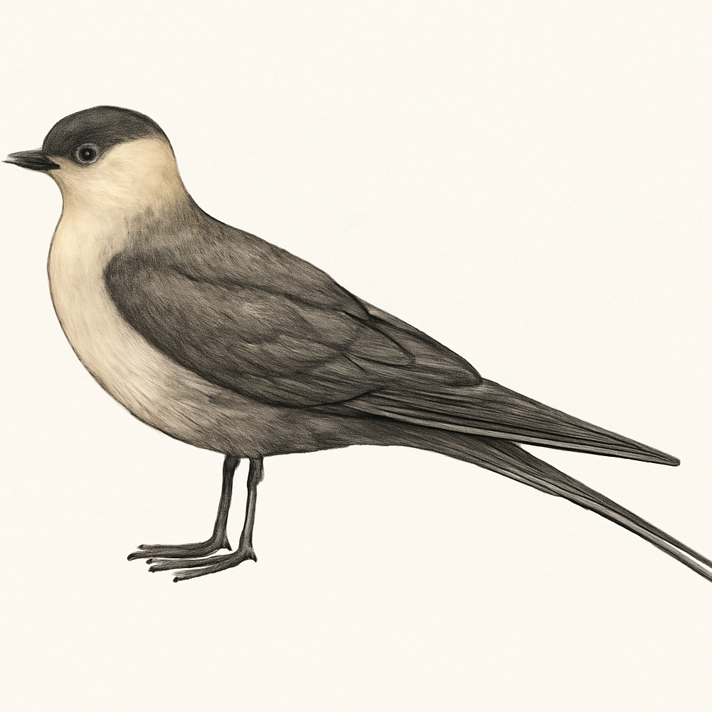 Long-tailed Skua illustration