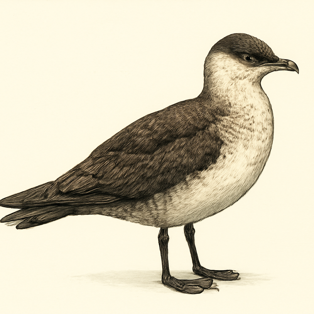 Pomarine Skua illustration