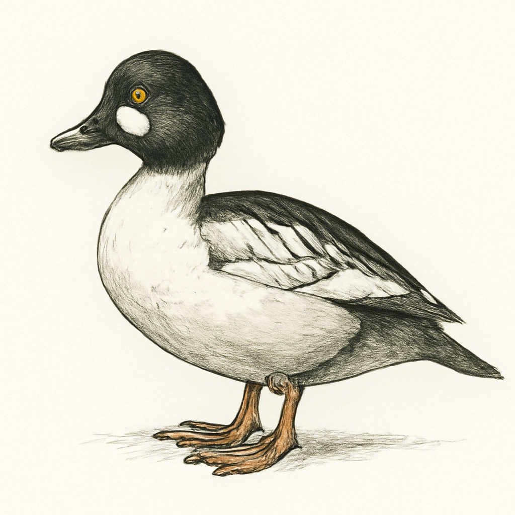Common Goldeneye illustration