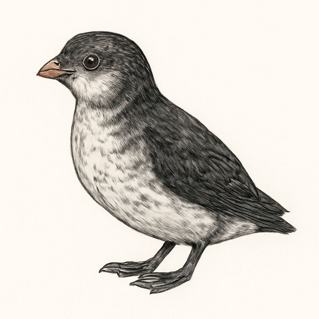 Least Auklet illustration