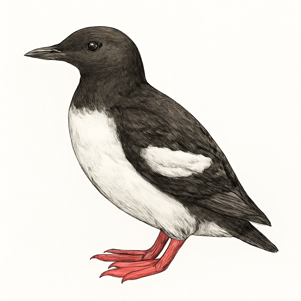 Pigeon Guillemot illustration