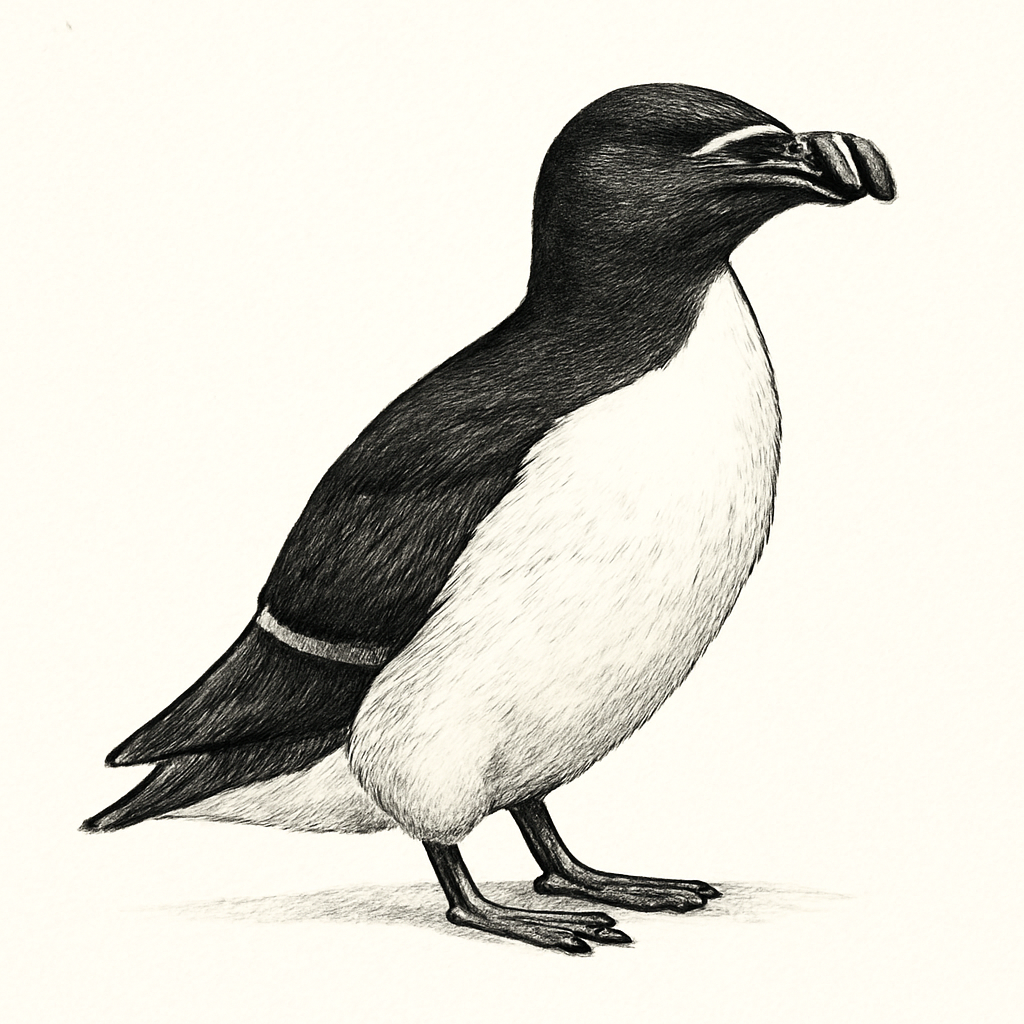 Razorbill illustration