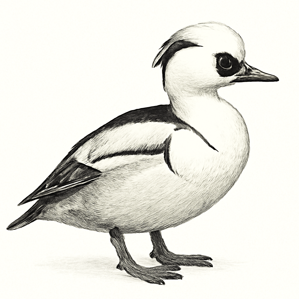 Smew illustration
