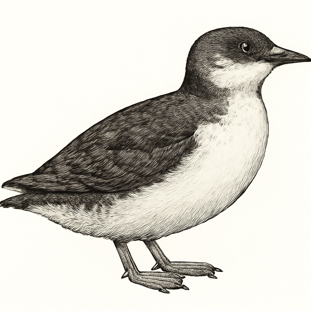 Illustration von Kalifornienalk