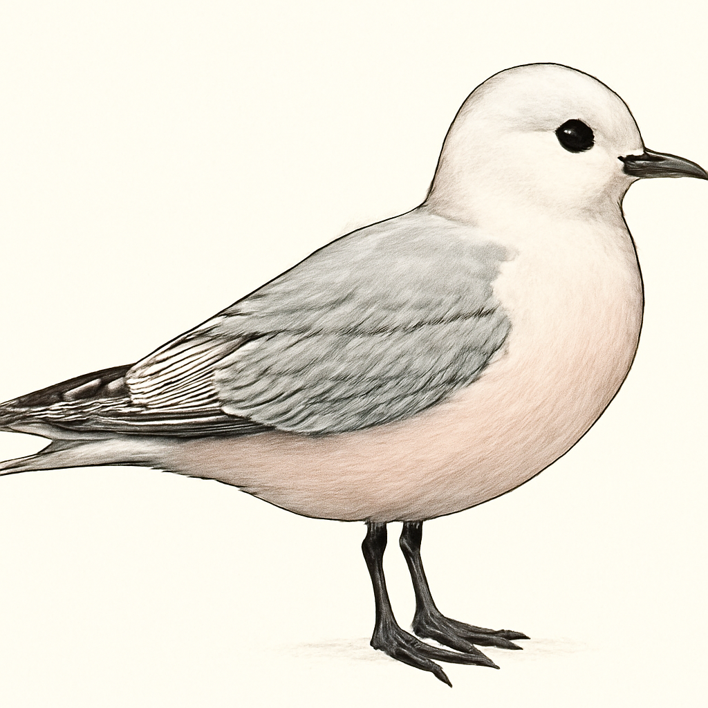 Ross's Gull illustration