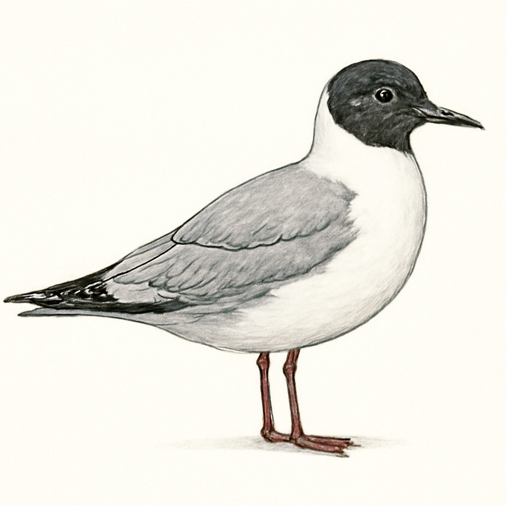 Bonaparte's Gull illustration
