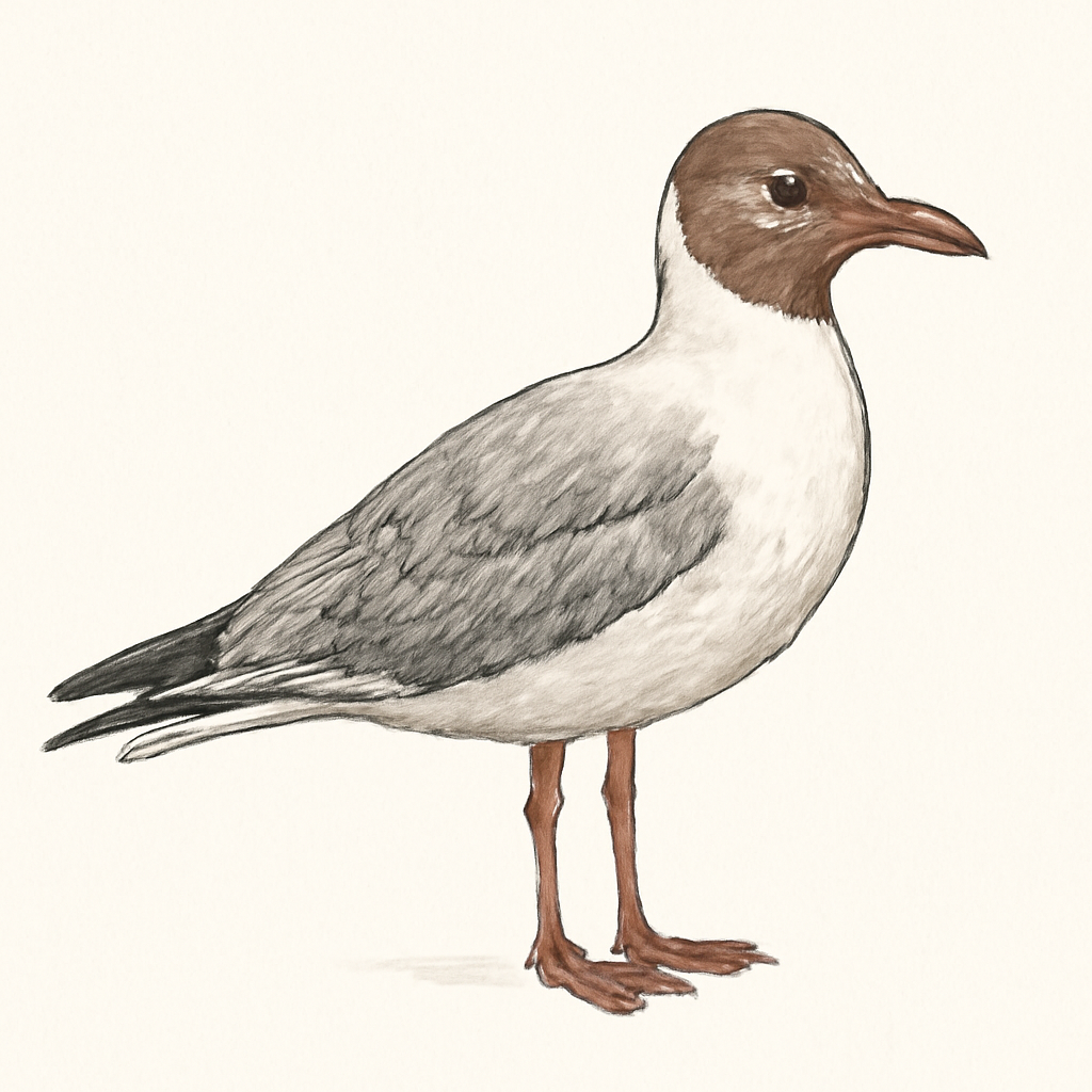 Ilustración de Gaviota Cahuil