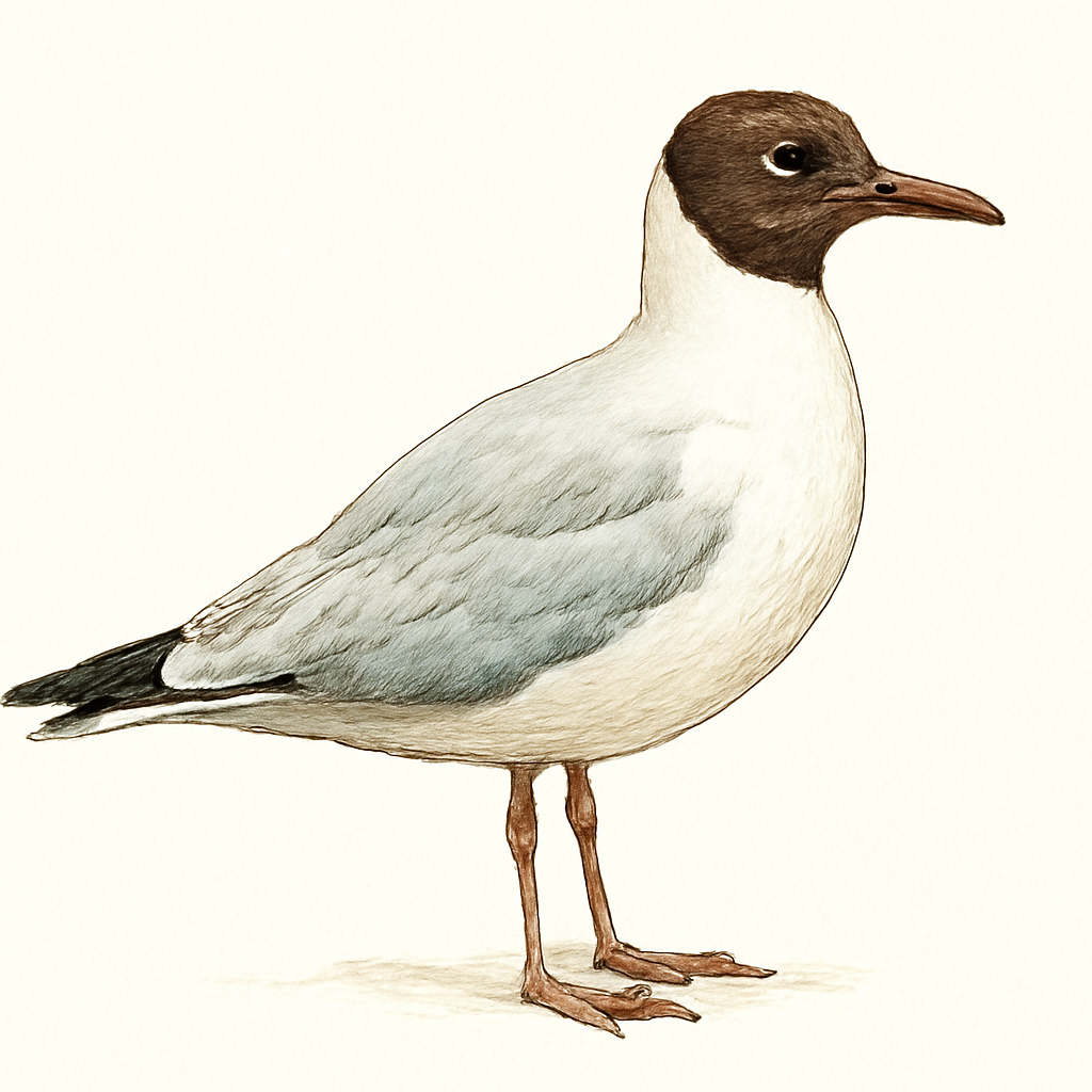 Black-headed Gull illustration