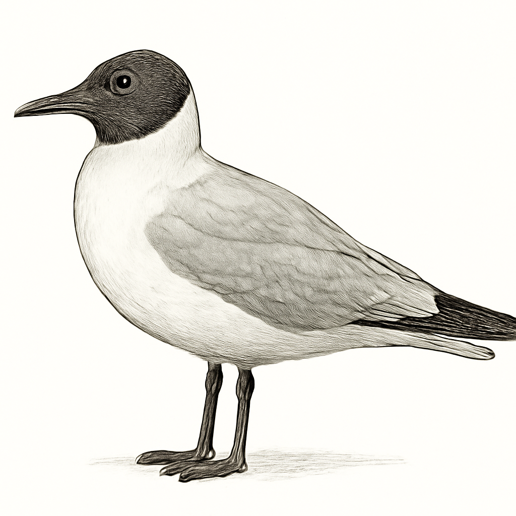 Illustrazione di Hartlaub's Gull
