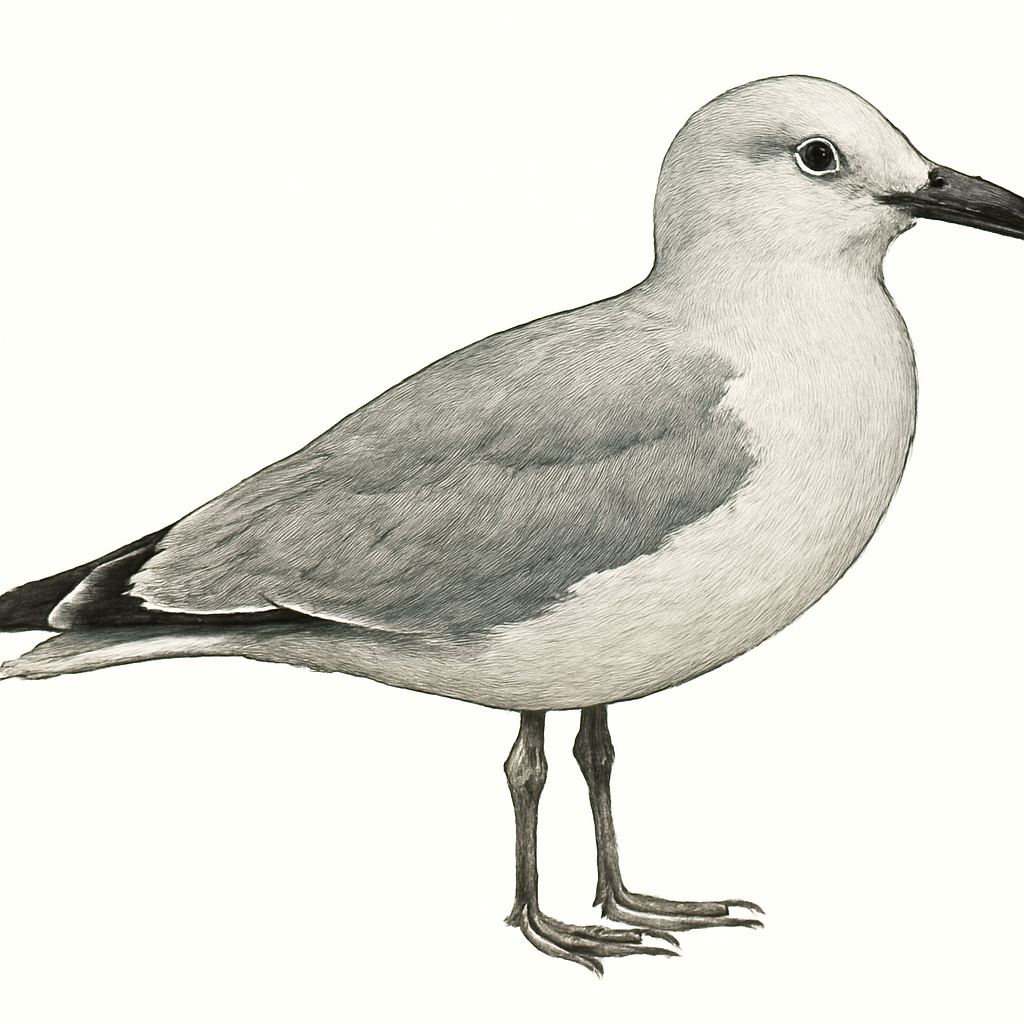 Ilustração de gray gull