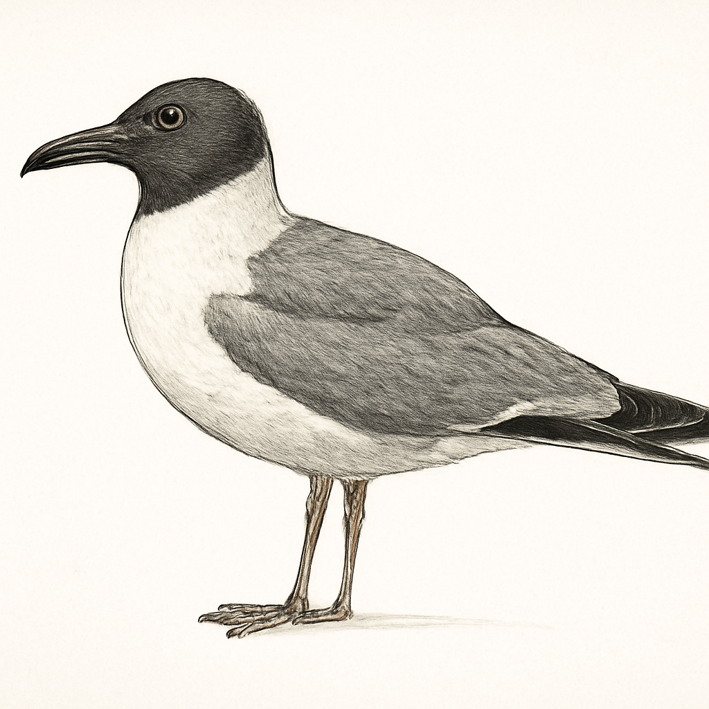 Laughing Gull illustration