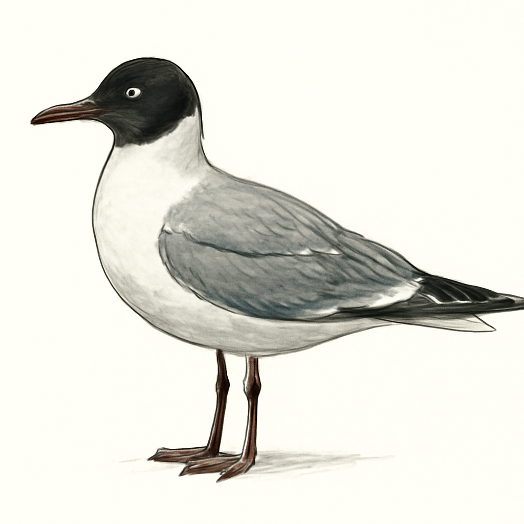 Franklin's Gull illustration