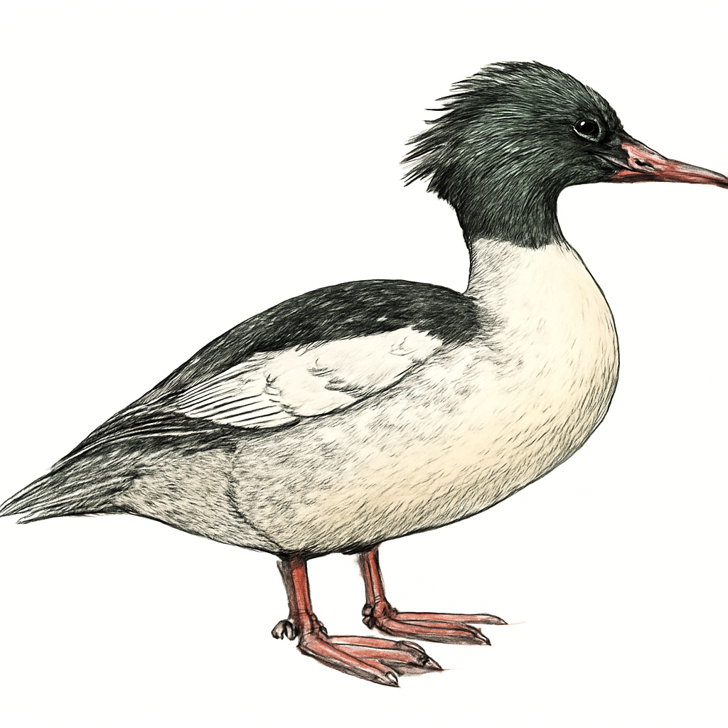 Goosander illustration