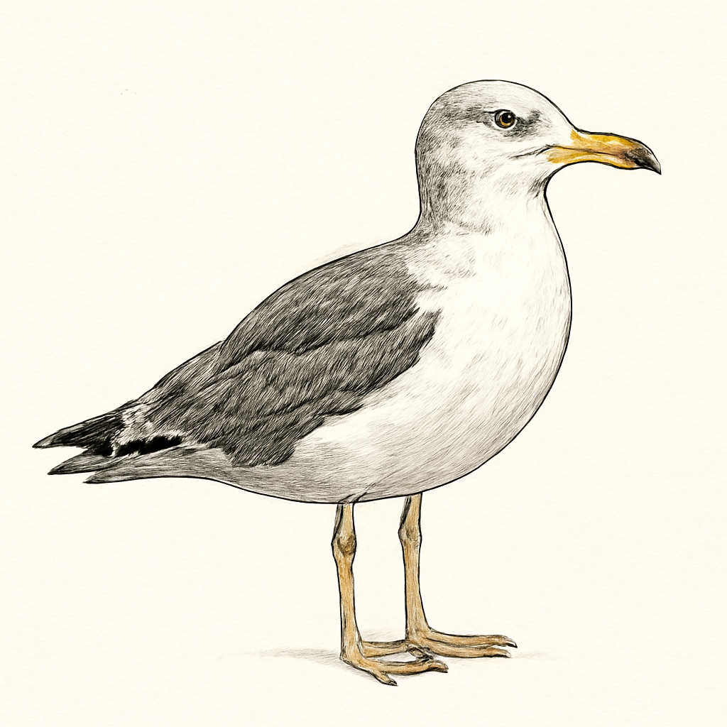 Ilustração de belcher's gull