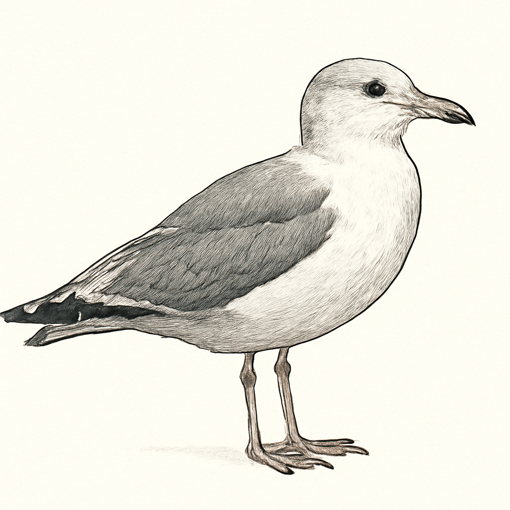 Illustrazione di Olrog's Gull