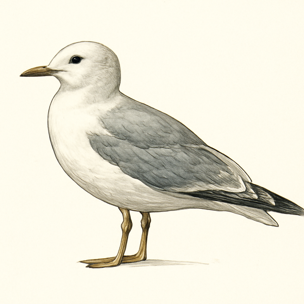 Common Gull illustration