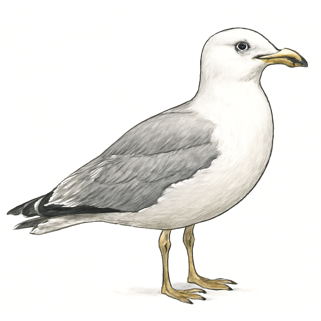 Armenian Gull illustration