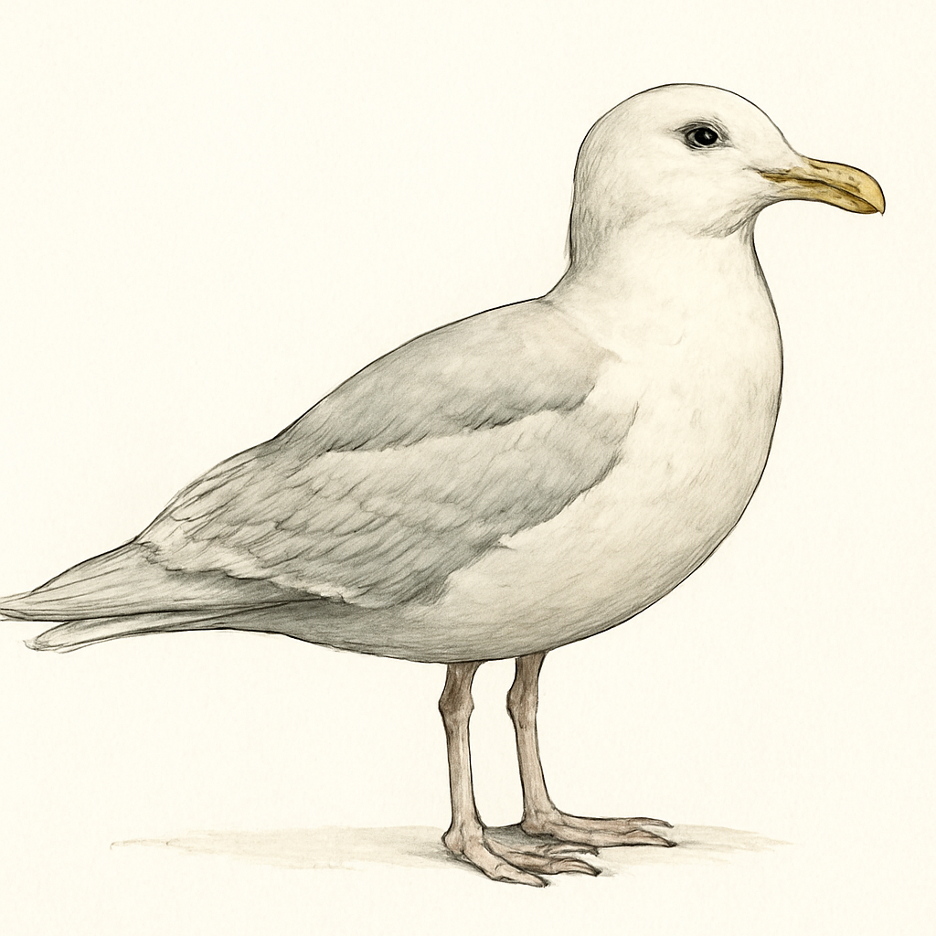 Glaucous Gull illustration