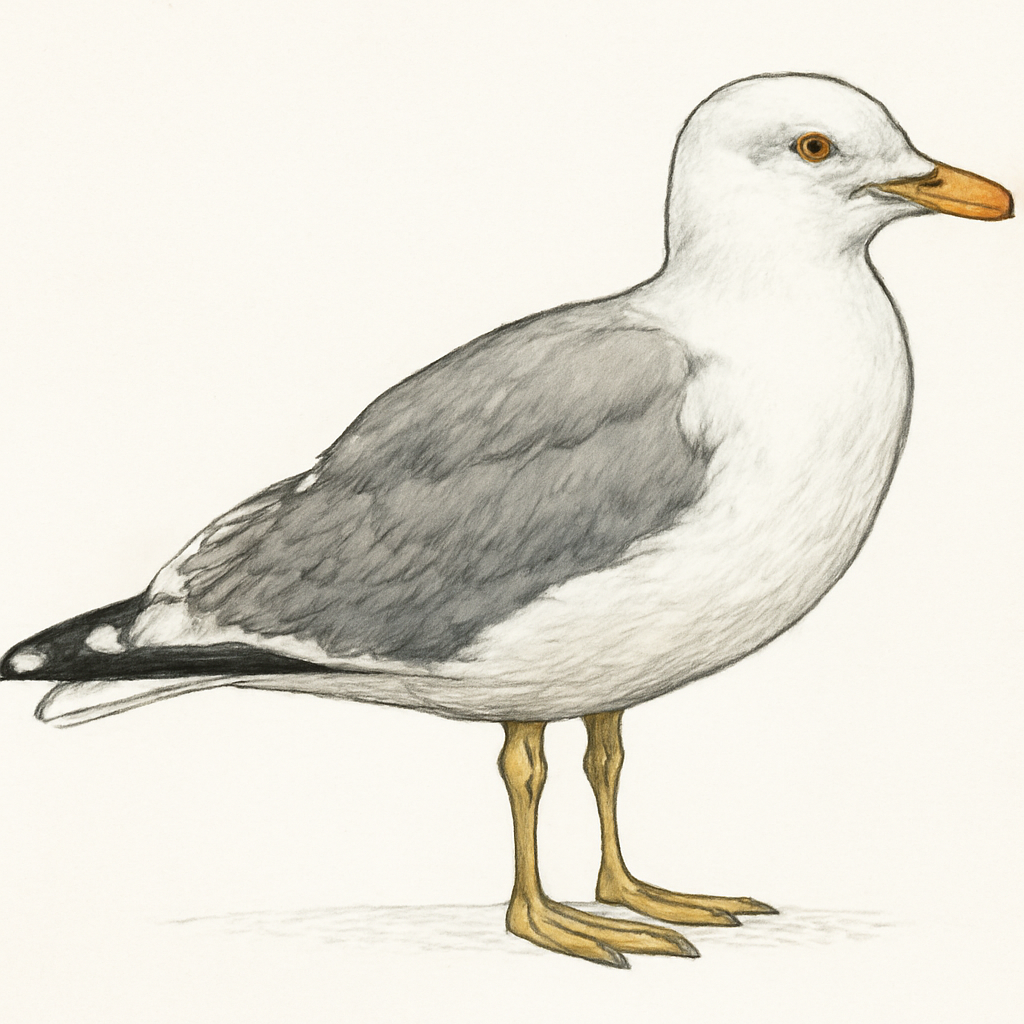 Illustrazione di California Gull