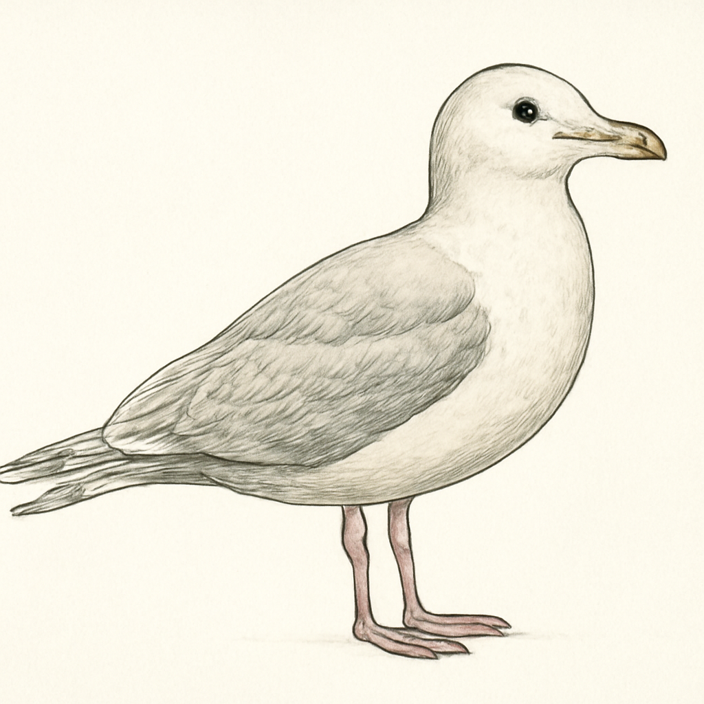 Iceland Gull illustration