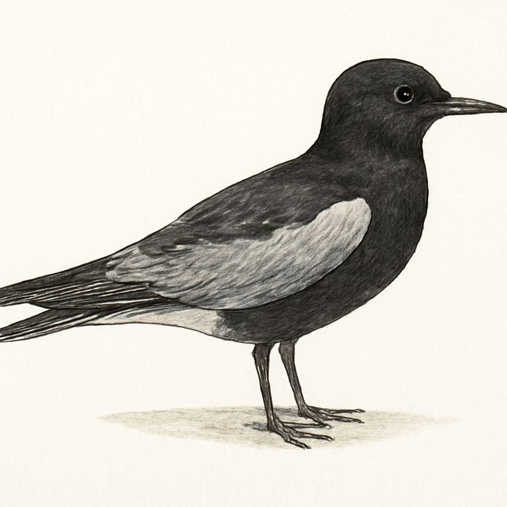 White-winged Black Tern illustration