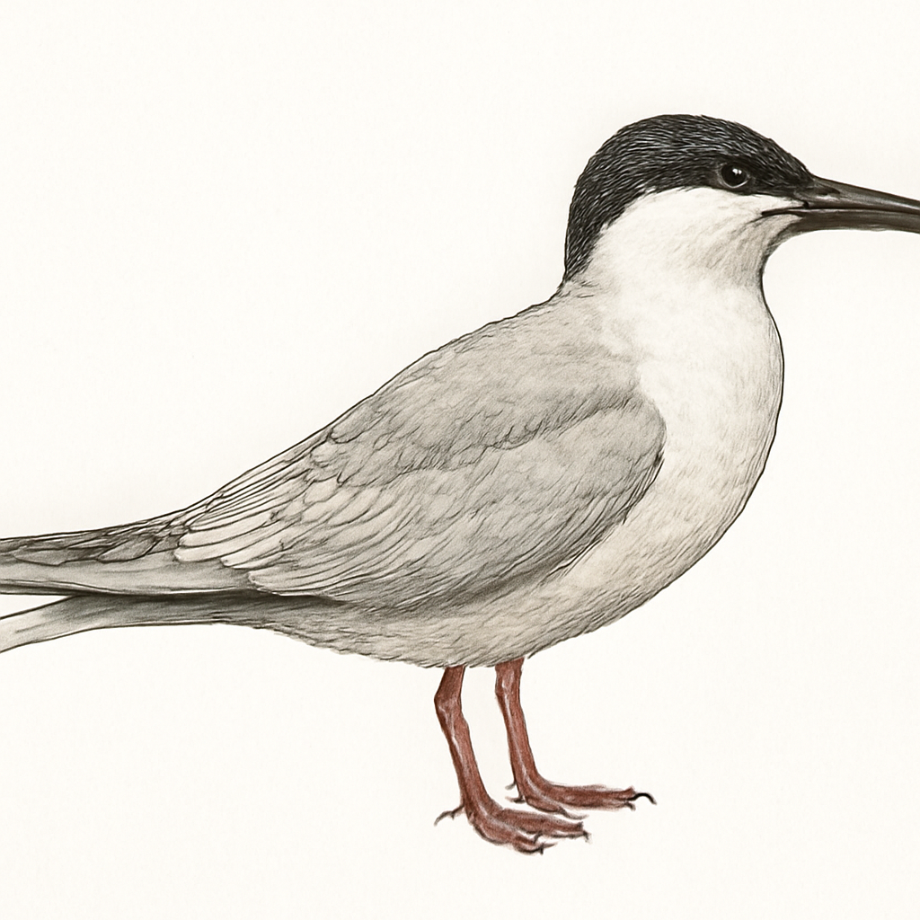 South American Tern illustration